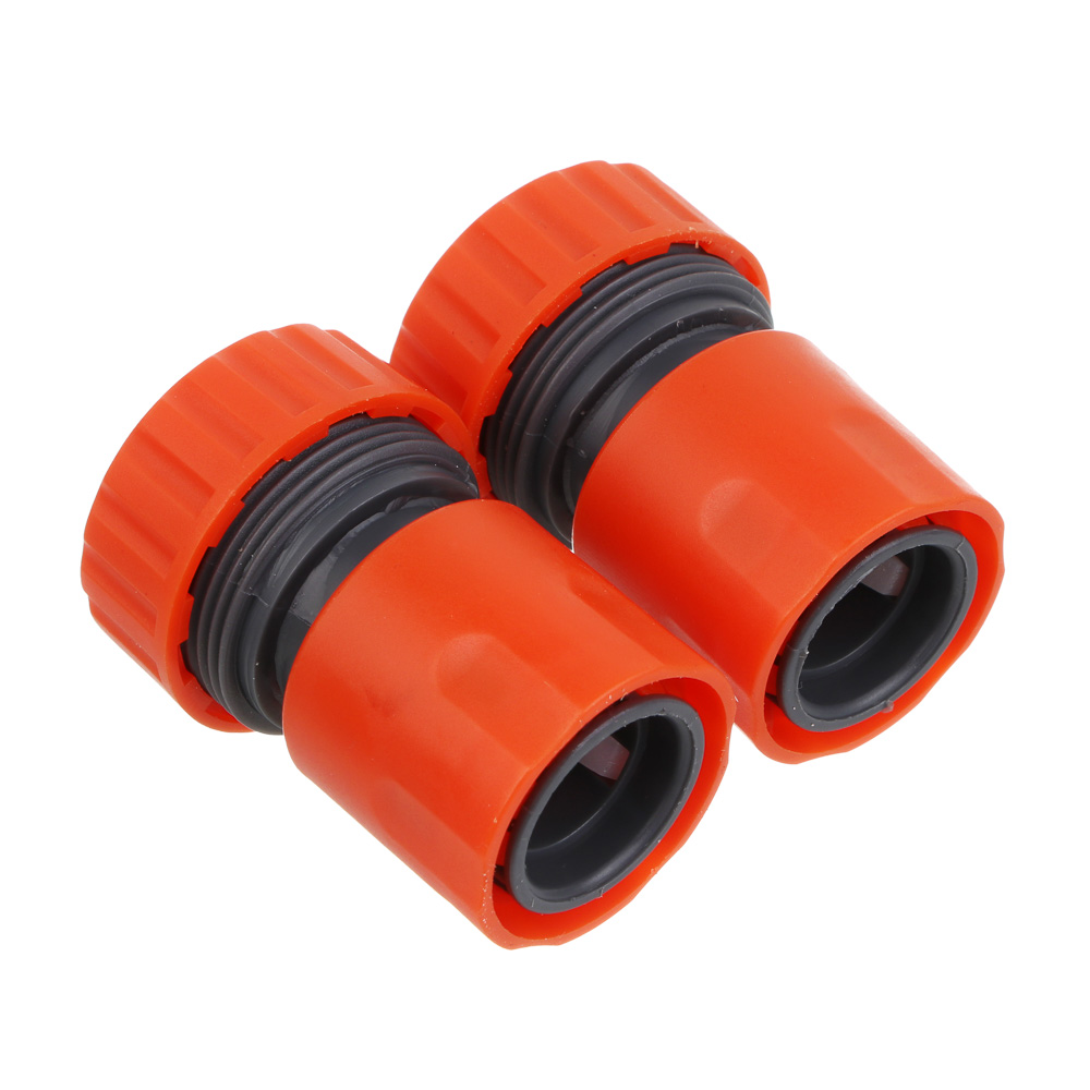 INBLOOM Набор для полива (пистолет 8 реж- 1шт., 3/4" коннектор- 2шт., 1/2"-3/4" штуцер-1шт.) ПП - #6