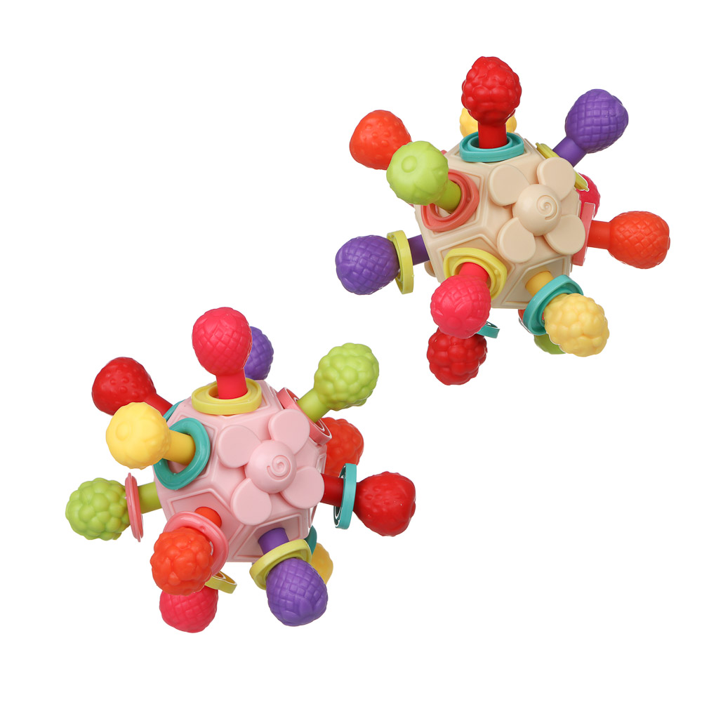 ИГРОЛЕНД Развивающая игрушка "Бизи-шар", ABS, 10,7х6,7х9,8см, 2 дизайна - #2