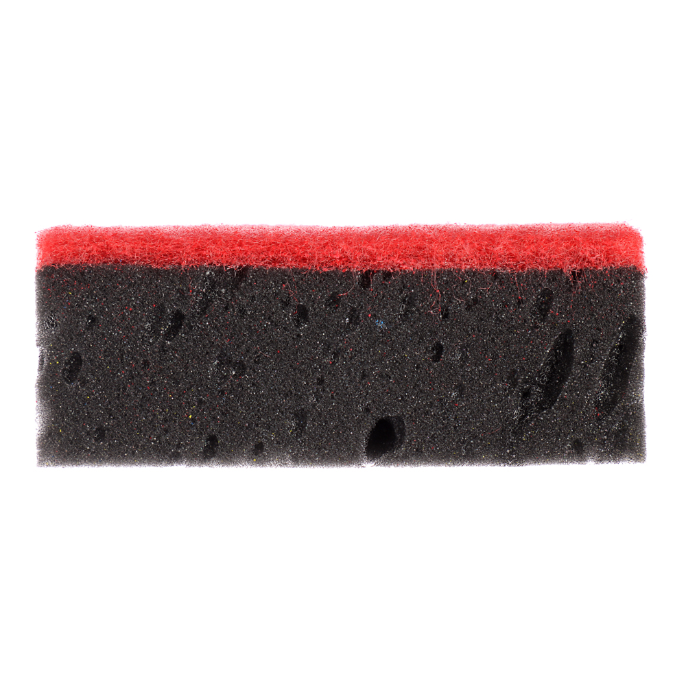 VETTA Набор губок для мытья посуды BLACK, 4 шт, 10,7х6,5x4 см, цветной абразив - #5