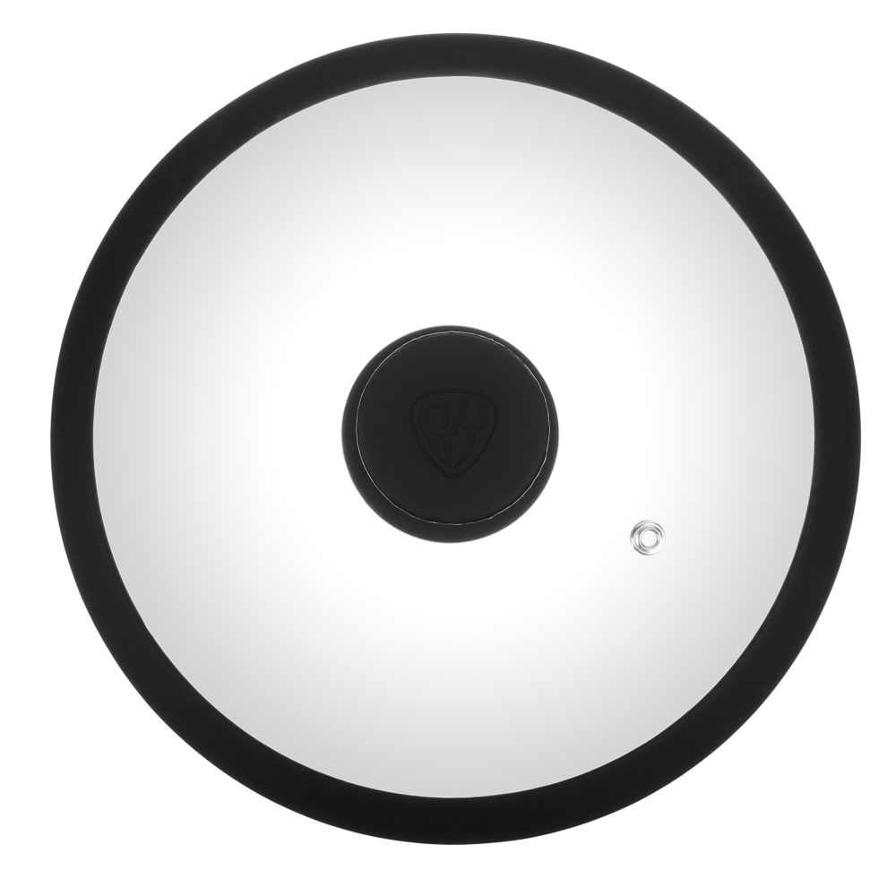 SATOSHI Крышка стекло/силикон с ручкой, 22см - #4