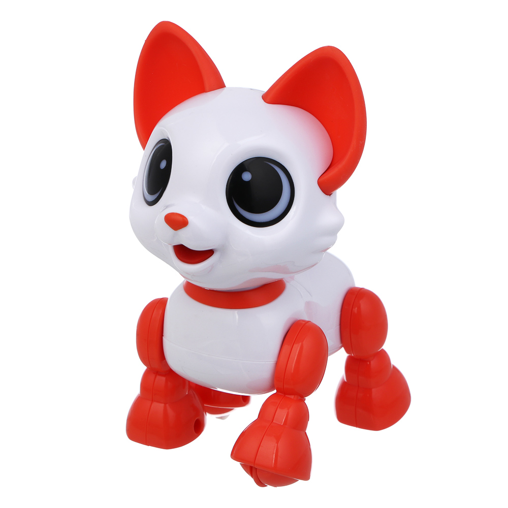 ИГРОЛЕНД Игрушка "Интерактивный питомец" котенок, ABS, звук, свет, движ., 2хAAA, 12,5х8х13,5 см - #7