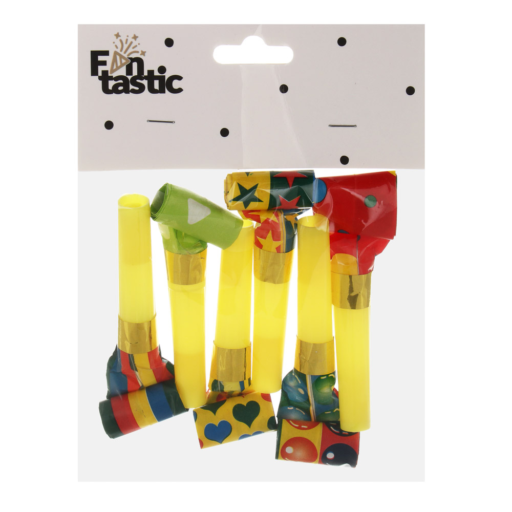 Набор языков-гудков тм Fntastic, 6 штук, фольга, бумага, пластик - #7