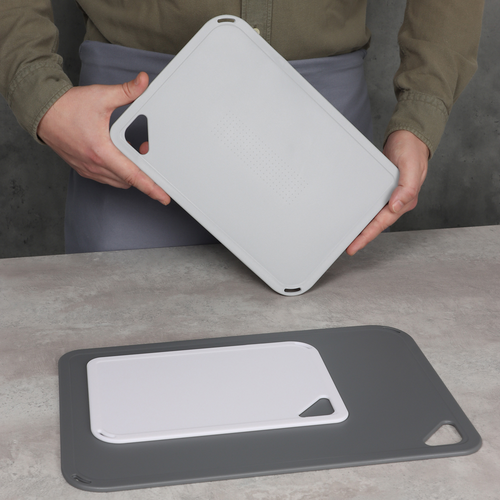 SATOSHI Ланьон Набор досок разделочных 3шт 36x25x0,6 см; 29x20x0,5 см; 23x16x0,4 см, пластик - #12