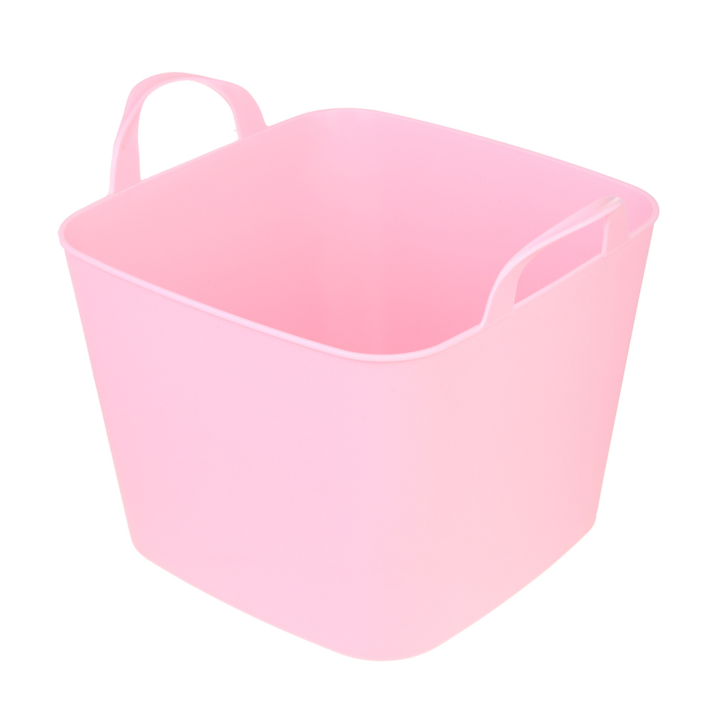 VETTA Корзина для хранения с ручками, 23x19x18 см, пластик - #3