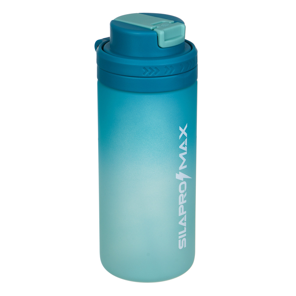 SILAPRO Max Бутылка для воды, 20х7.5см, 620мл, голубой, PC, PP - #2