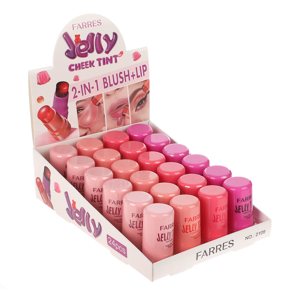 Румяна-желе в стике Jelly Tint 3 в 1 тм Farres 6 г - #11
