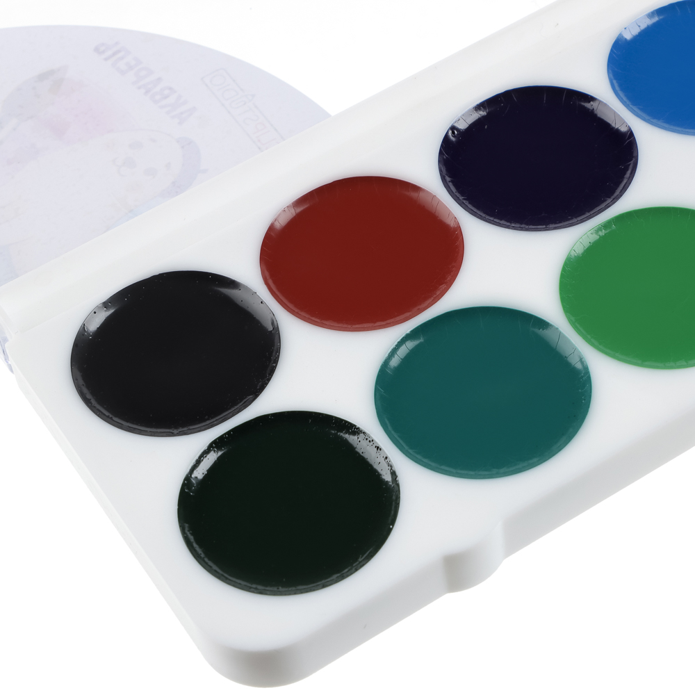 Акварель 12 цветов ClipStudio, без кисти, в пласт. уп. - #5