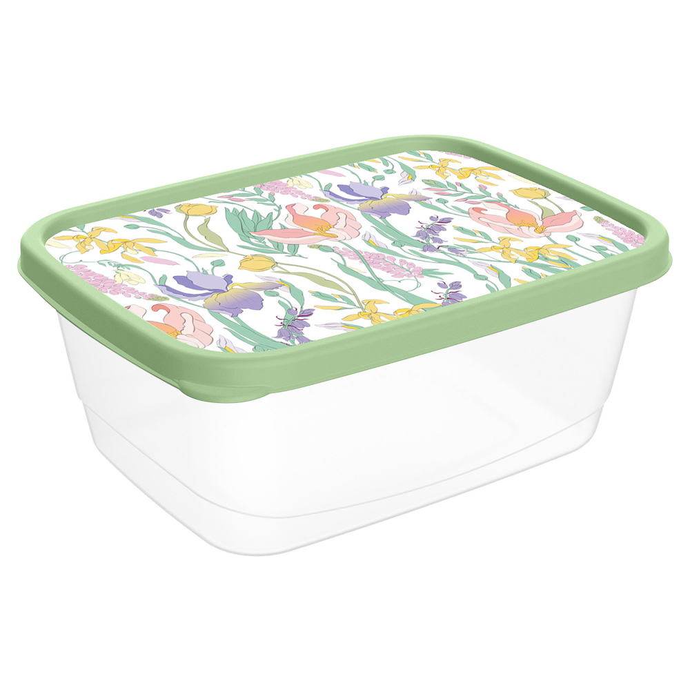 Ботаника Контейнер для продуктов прямоугольный 0,5л, пластик, 3 цвета - #3