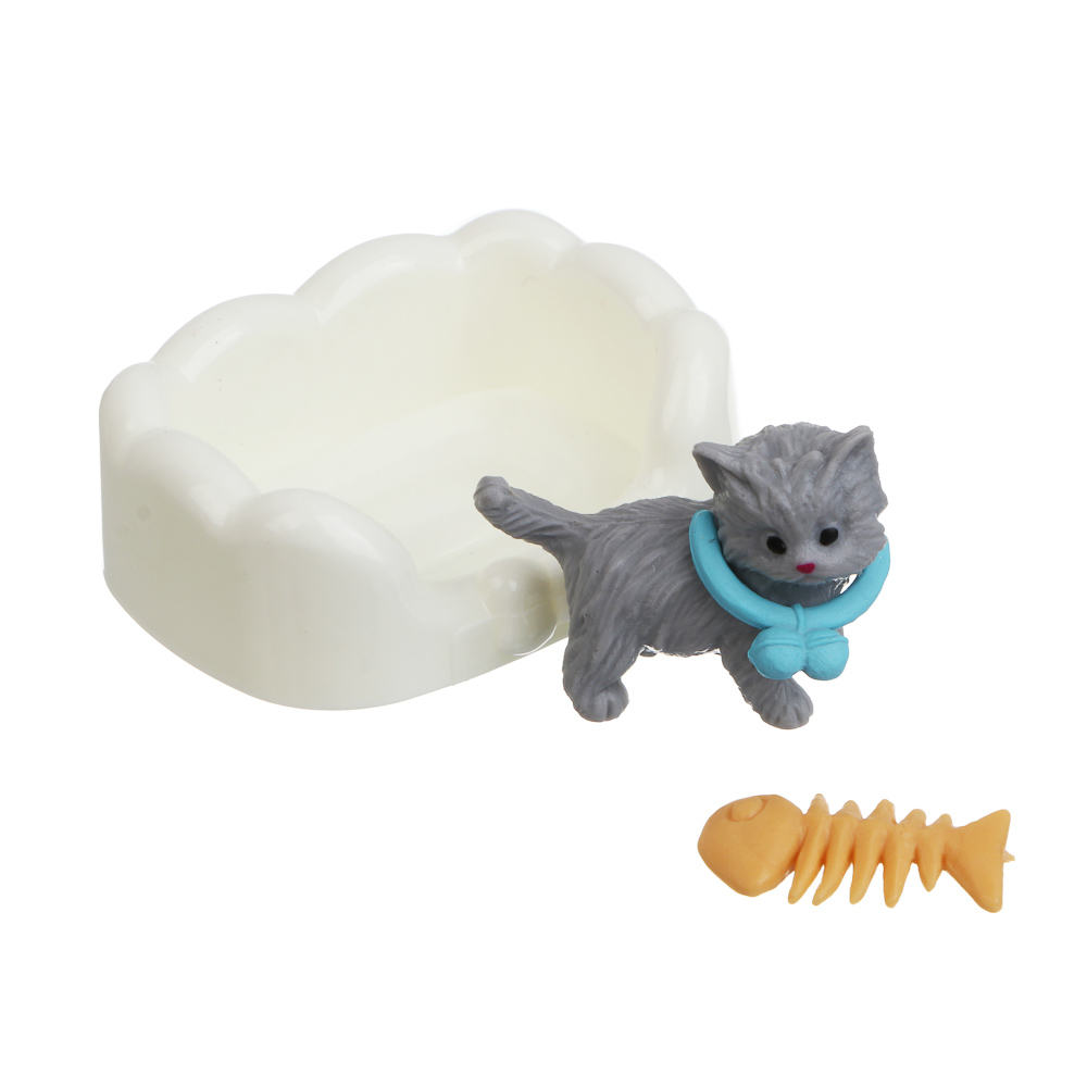 ИГРОЛЕНД Питомец с акс. "Котя в домике" ABS, PP, 12х4,8х15,8 см, 4 диз. - #5