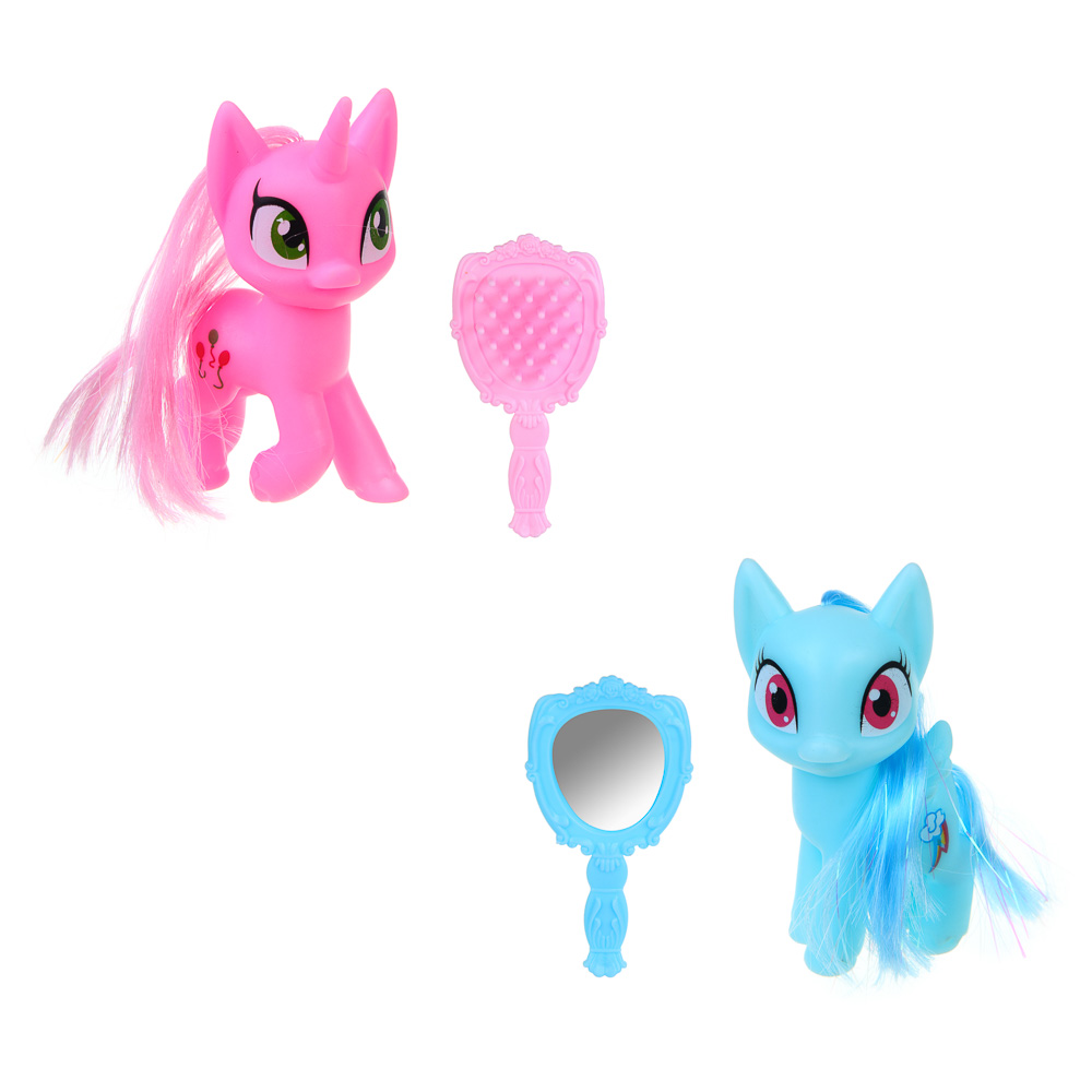 ИГРОЛЕНД Волшебная лошадка, фигурка с аксессуаром, PP, ABS, 12,5х3,5х15 см, 2 диз. - #2