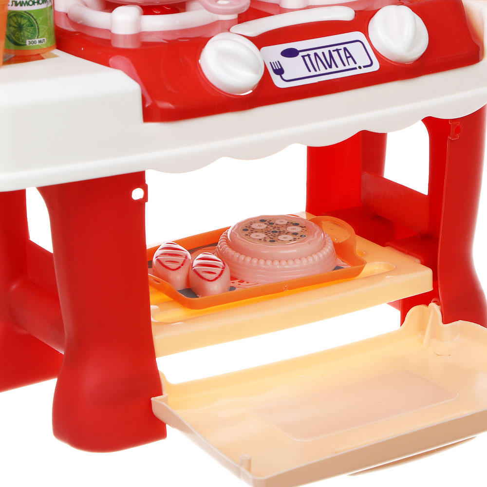 ИГРОЛЕНД Игровой набор Кухня сборная в виде домика, PP, картон, 33х6х26 см, 2 цвета - #13