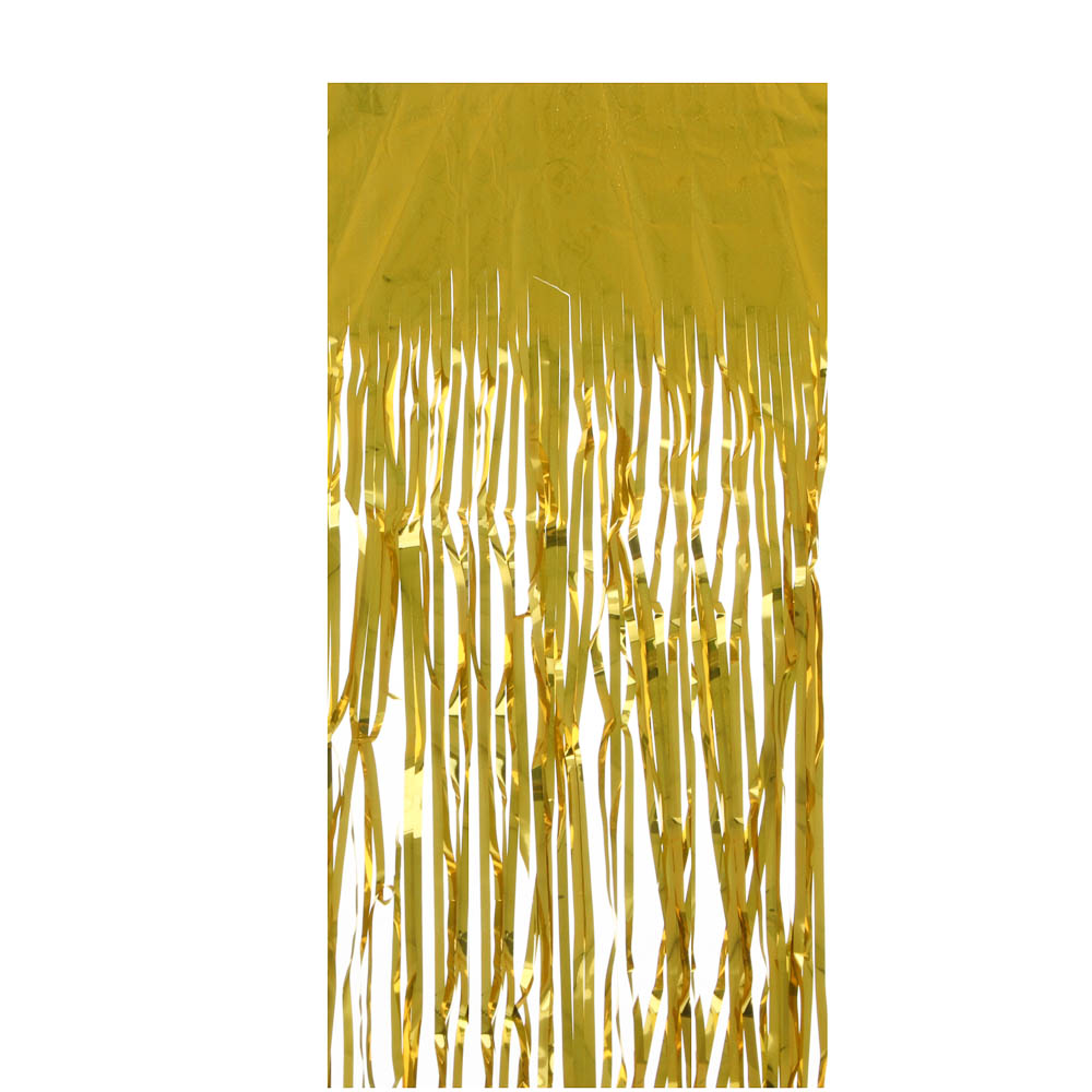 СНОУ БУМ Дождик 100х9см, ПВХ, золото, пакет, 26-339 - #1