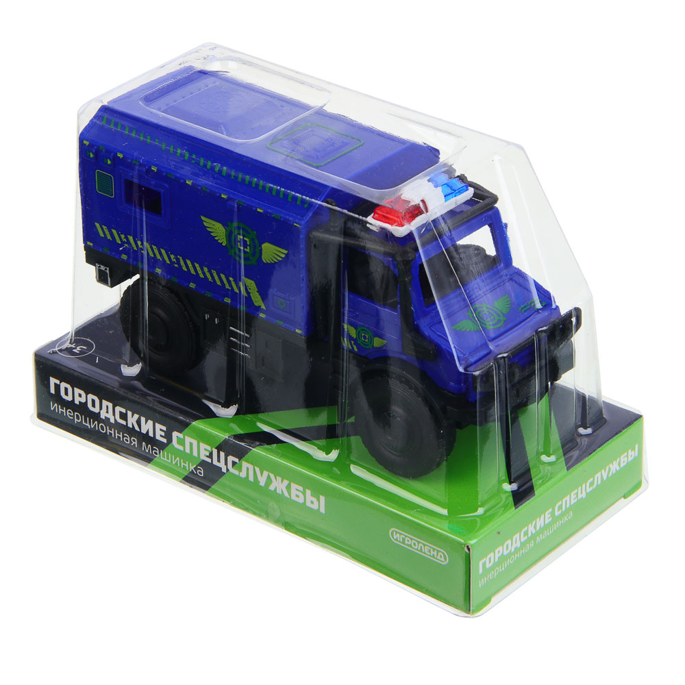 ИГРОЛЕНД Грузовик Городская спецслужба, инерция, РР, 12,6х6,4х8 см, 3 дизайна - #8