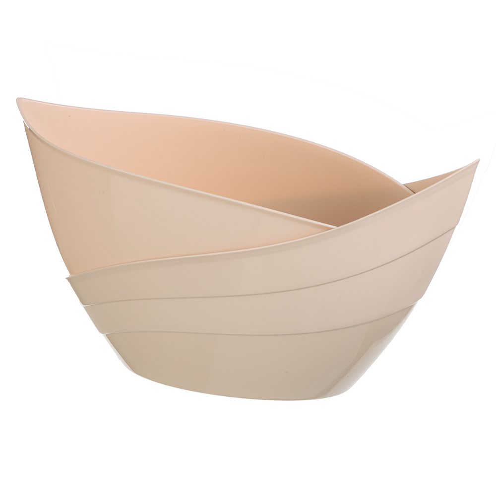 Кашпо "Гармония" 1,5л, полипропилен, пудровый - #1