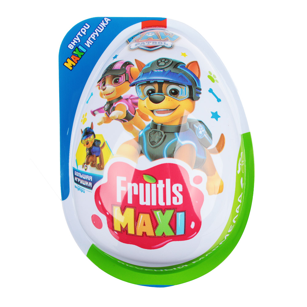 Мармелад в пластиковом яйце с игрушкой Fruitls MAXI  - #1