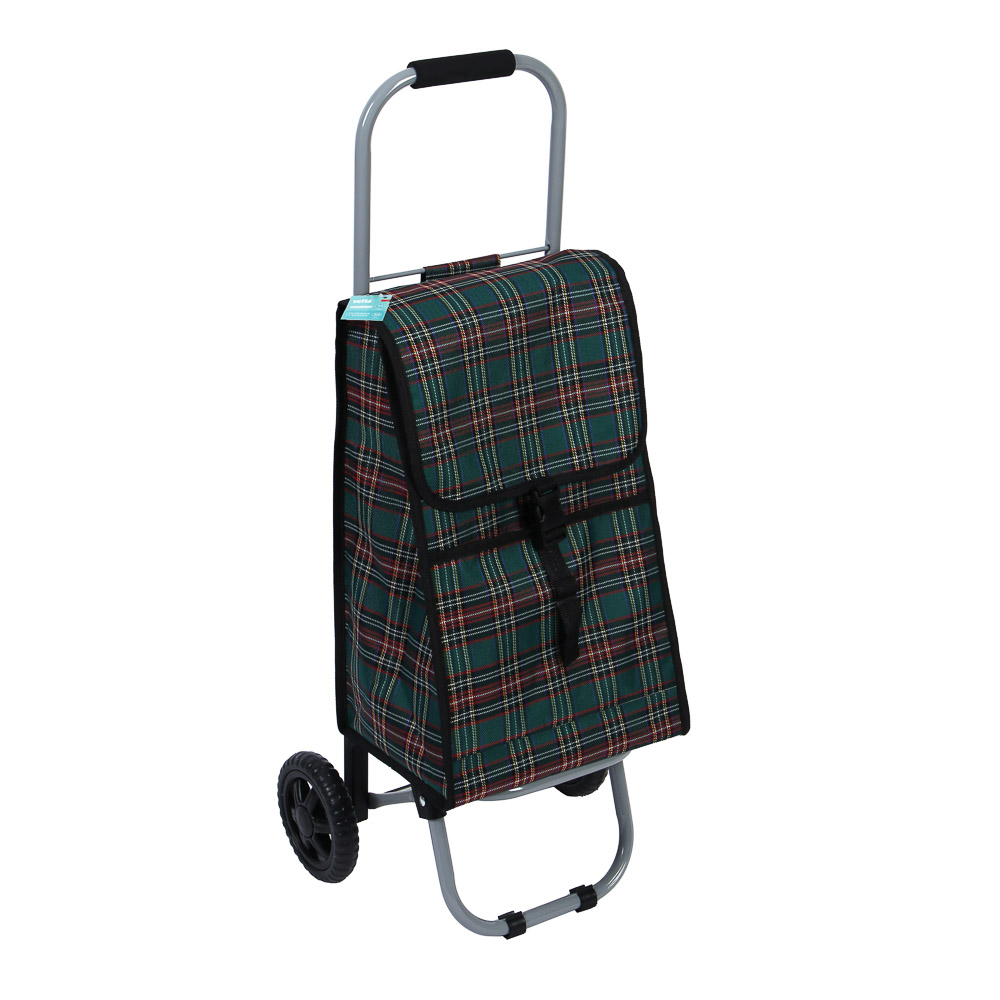 Тележка + сумка тм VETTA, до 20кг, 84x32x28см, 29 л, оксфорд, колеса ЭВА d14см - #6