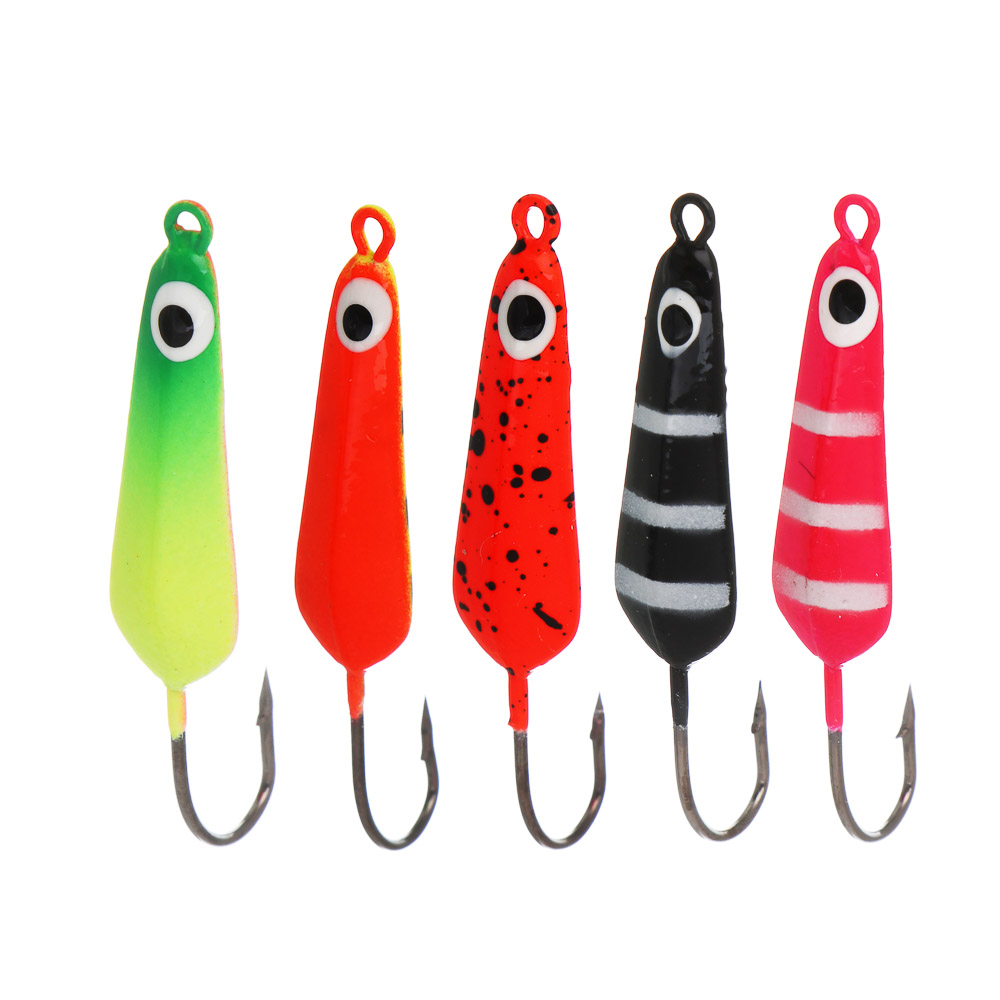 Блесна зимняя "Радуга" с одним крючком тм AZOR FISHING, 5 видов - #1