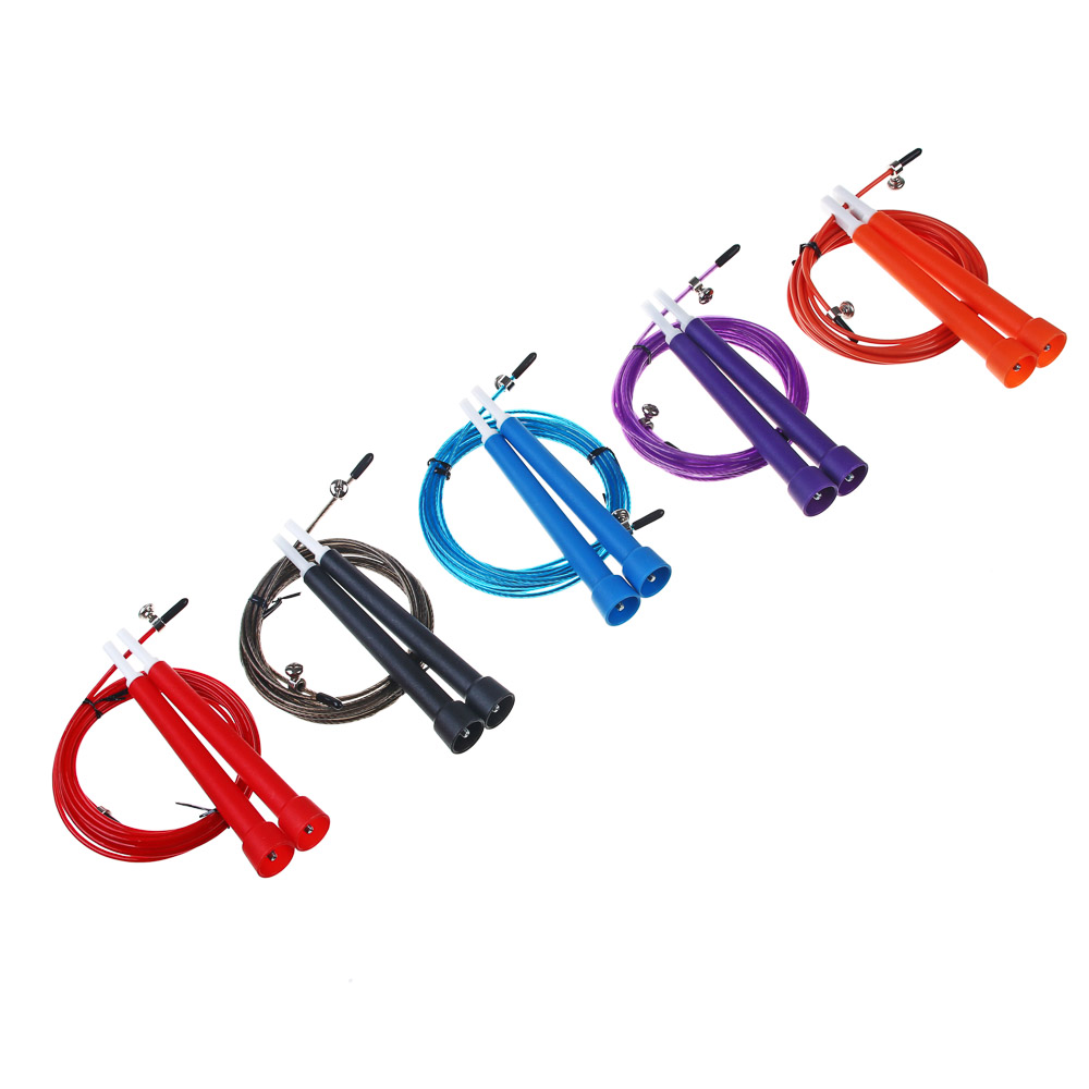 Скакалка скоростная тм BY SPORT, 3м, d2,5мм, сталь, ПВХ - #1