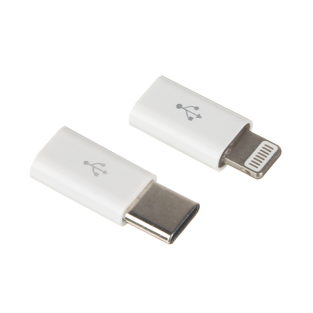 Адаптер-переходник Forza Micro USB – Type-C, Micro USB – iP - #2