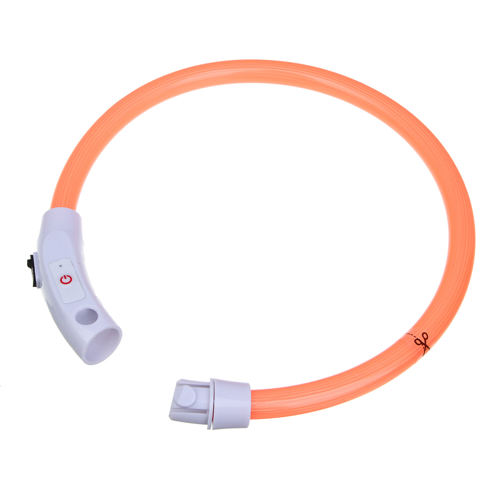 VETTA Ошейник светящийся с USB зарядкой, поливинилхлорид, ABS пластик, 52,5 см - #5