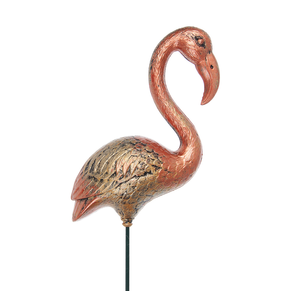 Фигурка на стержне "Фламинго" тм INBLOOM, 15х5х60см, пластик, металл - #2