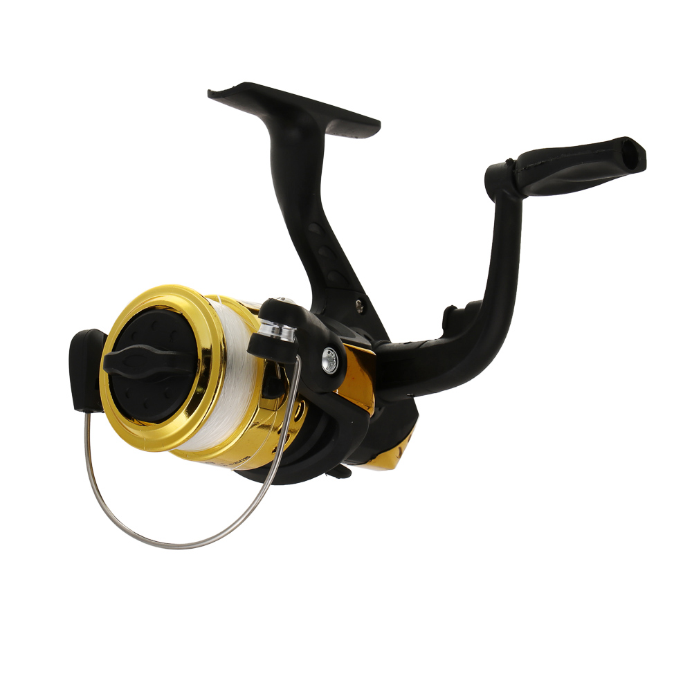 Катушка SY 200 тм AZOR FISHING, передний фрикцион, 1 п.п.,металл, пластик, с леской 0.25 мм - #4