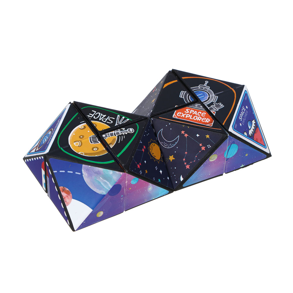 ИГРОЛЕНД Головоломка 3Д "Магнитный куб", PP, 6х6см, 3 дизайна - #16