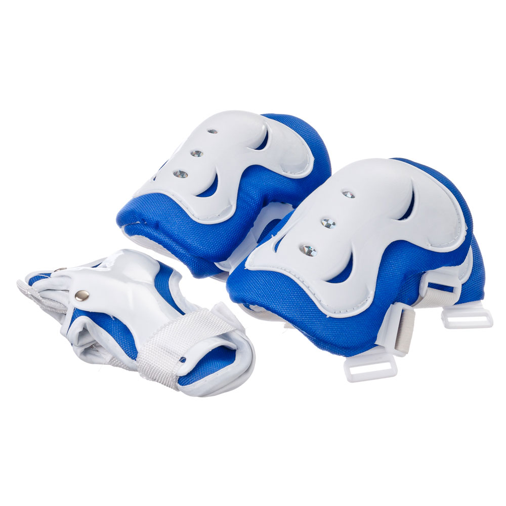 Набор для защиты: колени, локти, запястья, двухцветный, размер М, пластик, SILAPRO - #1