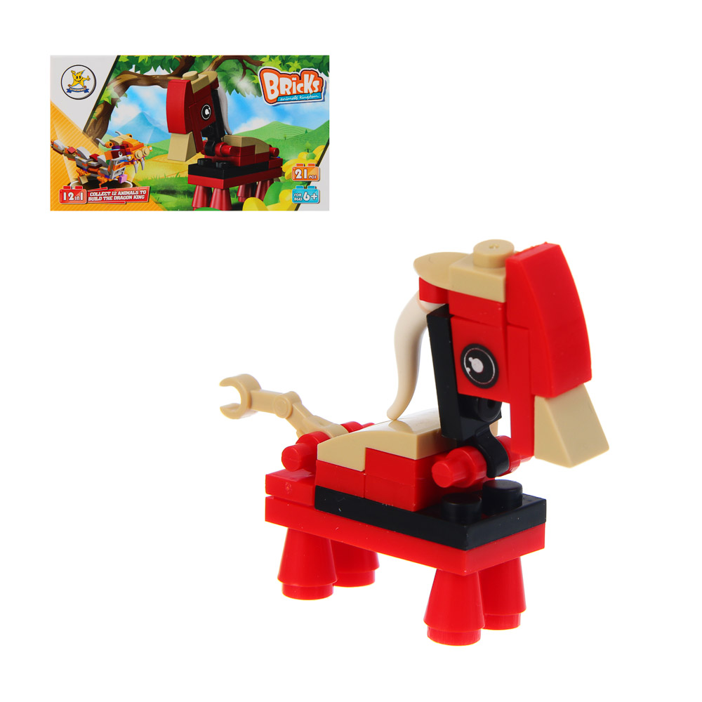 ИГРОЛЕНД Конструктор "Зодиак" 12 в 1, 12,5х3,5х7,5 см, ABS, 12 видов - #1