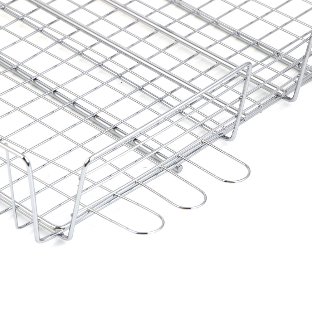 Решетка-гриль хром. тм GRILLBOOM, 25х33х5см - #8