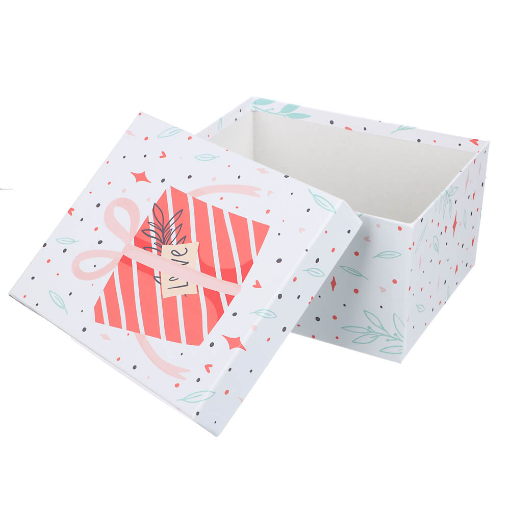 Коробка подарочная Love 21х17х11 см - #3