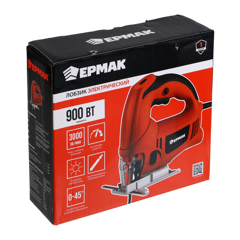 ЕРМАК Лобзик электр. ЛЭ-650/Б, 650Вт, б/з патрон, рег. скорости, 0-3000 ход/мин, маятн. Ход - #12
