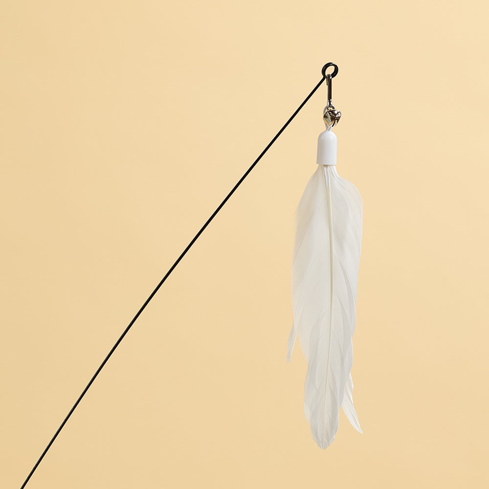 VETTA Дразнилка на присоске, перья, стальная проволока, поливинилхлорид, 88 см - #14