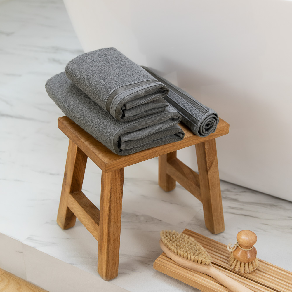 PROVANCE Фрэя Комплект полотенец махровых, 100% хлопок, 30х50, 50х90, 70х130, 360г/м, серый - #2