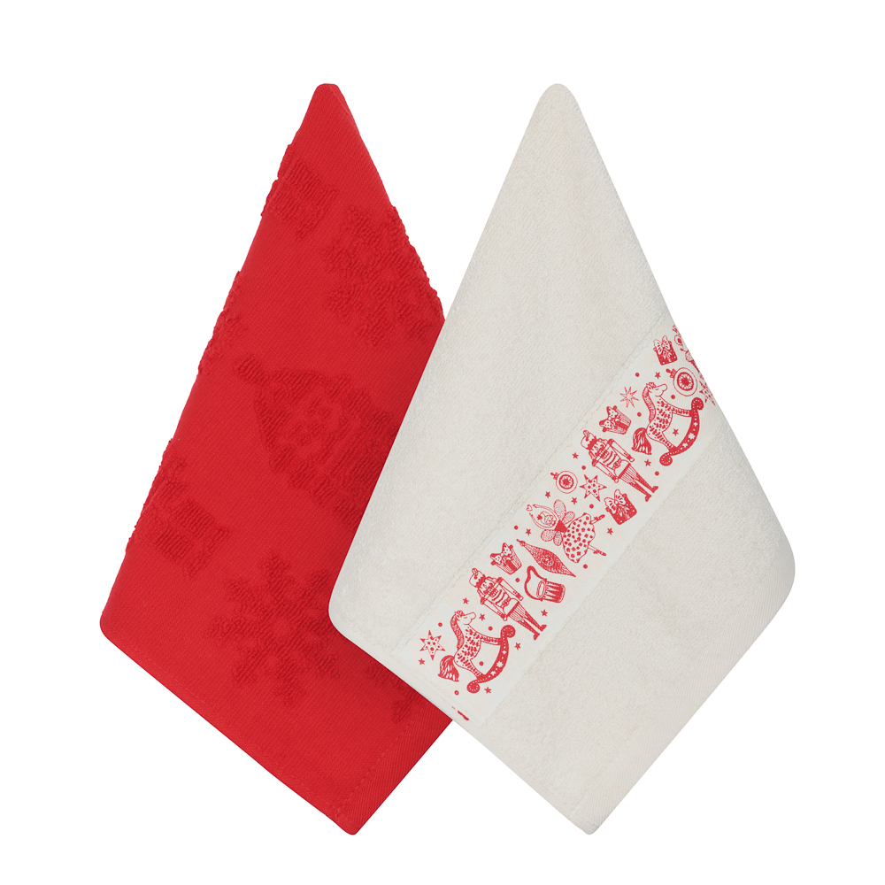 PROVANCE Щелкунчик Комплект махровых полотенец 2шт, 30х50см, 100% хлопок, 2 дизайна - #5