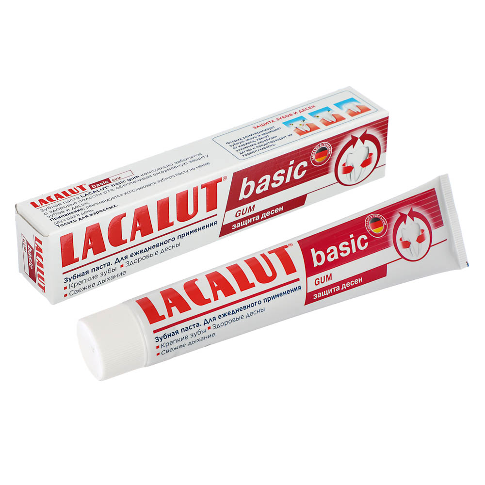 Зубная паста LACALUT basic gum, защита десен, 75 мл - #1