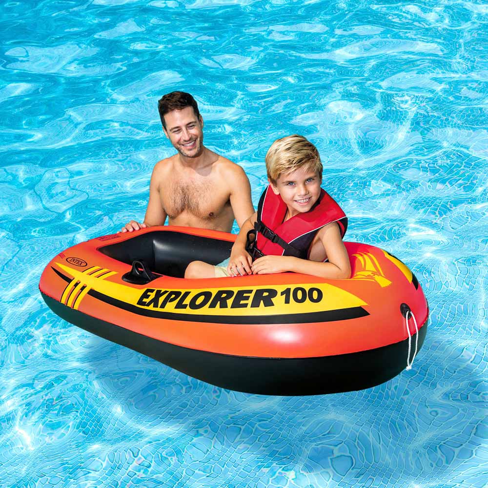 INTEX Лодка Explorer 100 (55кг) 147x84x36см, 58329NP - #3