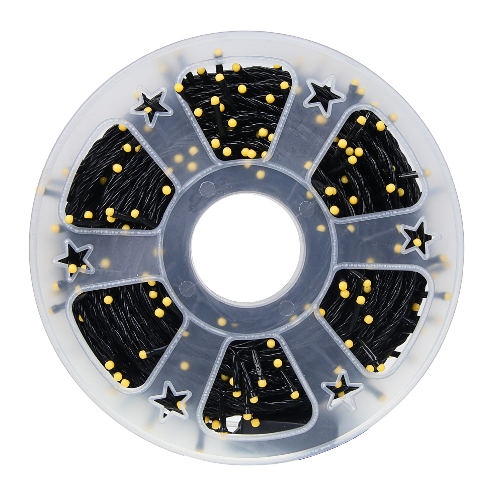 СНОУ БУМ Гирлянда эл. вьюн 20м, 200LED, белый, 8 режимов, ПВХ черный, 220В - #3