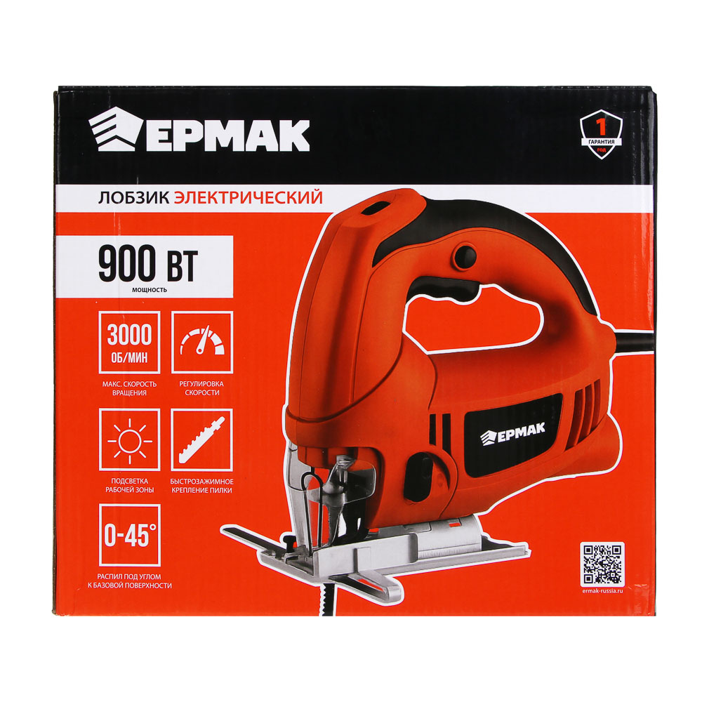 ЕРМАК Лобзик электр. ЛЭ-650/Б, 650Вт, б/з патрон, рег. скорости, 0-3000 ход/мин, маятн. Ход - #13