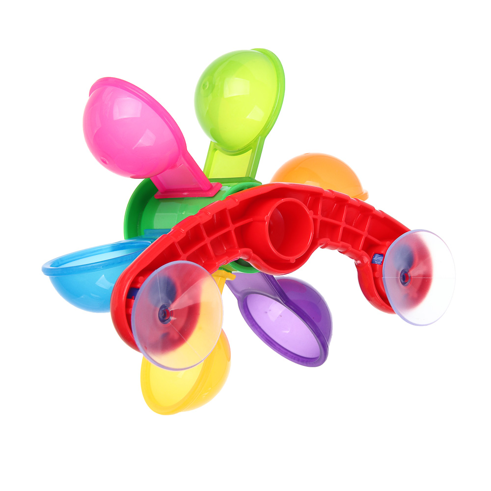 Игрушка развивающая ИГРОЛЕНД "Водяная карусель", набор 3 предмета, ABS, 14x19x4см - #5