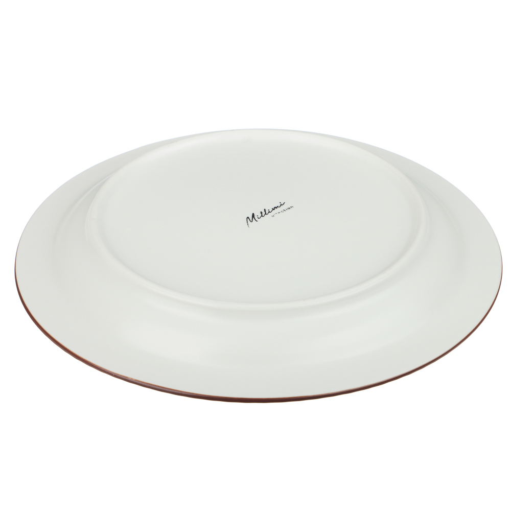 Тарелка закусочная Лусия тм MILLIMI, 21,3см, фарфор, кремовый - #4