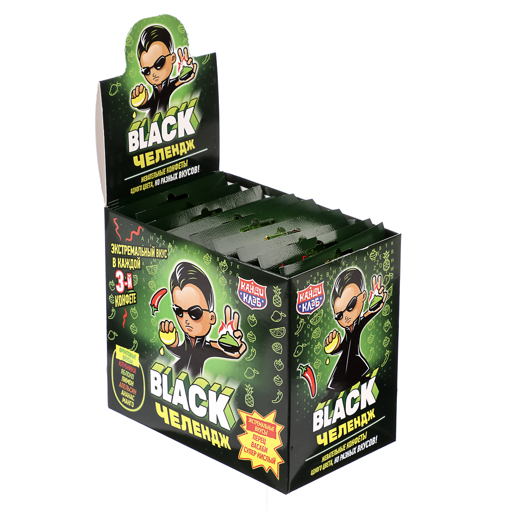 Жевательные конфеты / Сахарное драже "BLACK Челендж" 10-15гр - #8