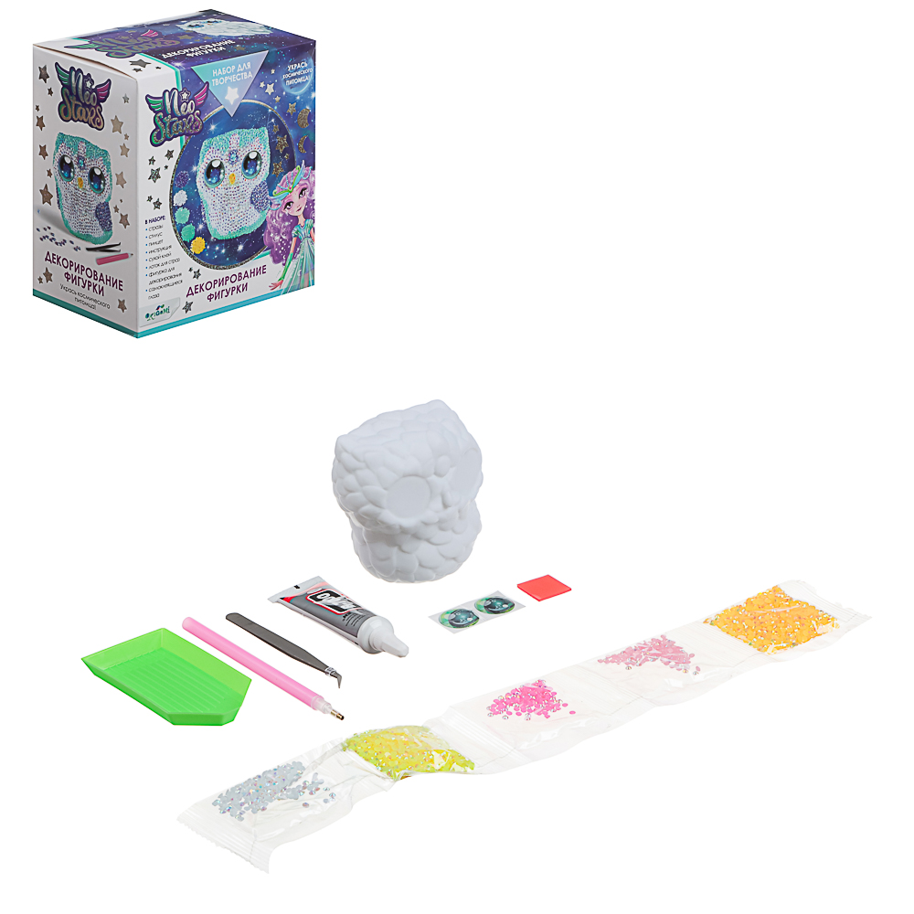 Neo Stars. Набор для творчества, Фигурка для декорирования стразами, 11,5x8x13см - #4