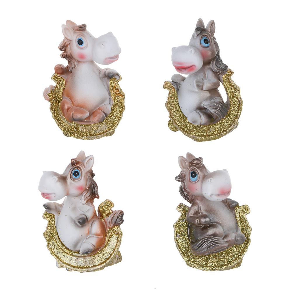 СНОУ БУМ Фигурка лошадки 6x4.5x8 см, полистоун, 4 вида - #1