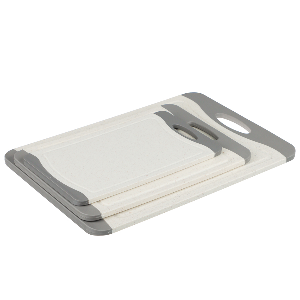 SATOSHI Женева Набор досок разделочных 3шт 36,5х24,5х0,8 см; 29х20х0,8 см; 25х14,5х0,8 см, пластик - #2