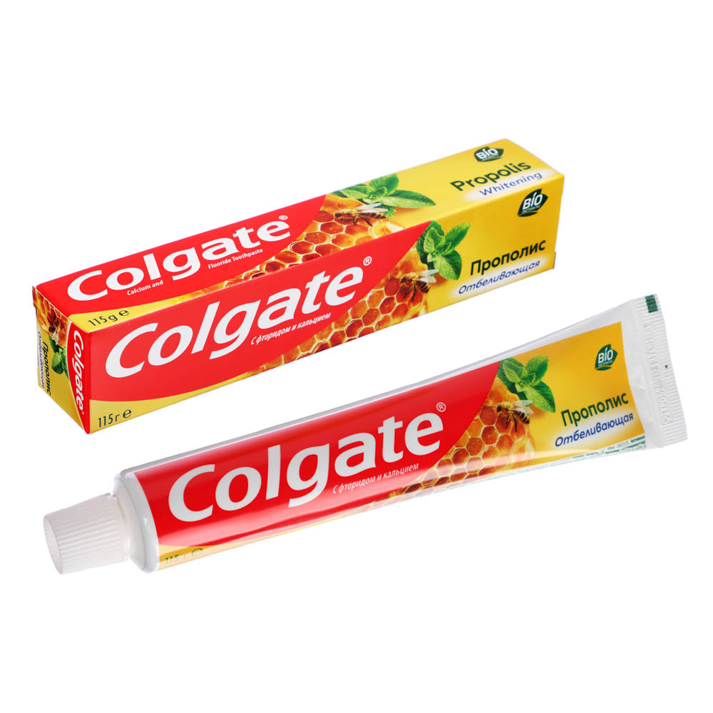 Зубная паста COLGATE Прополис отбеливающая, 75 мл. - #1