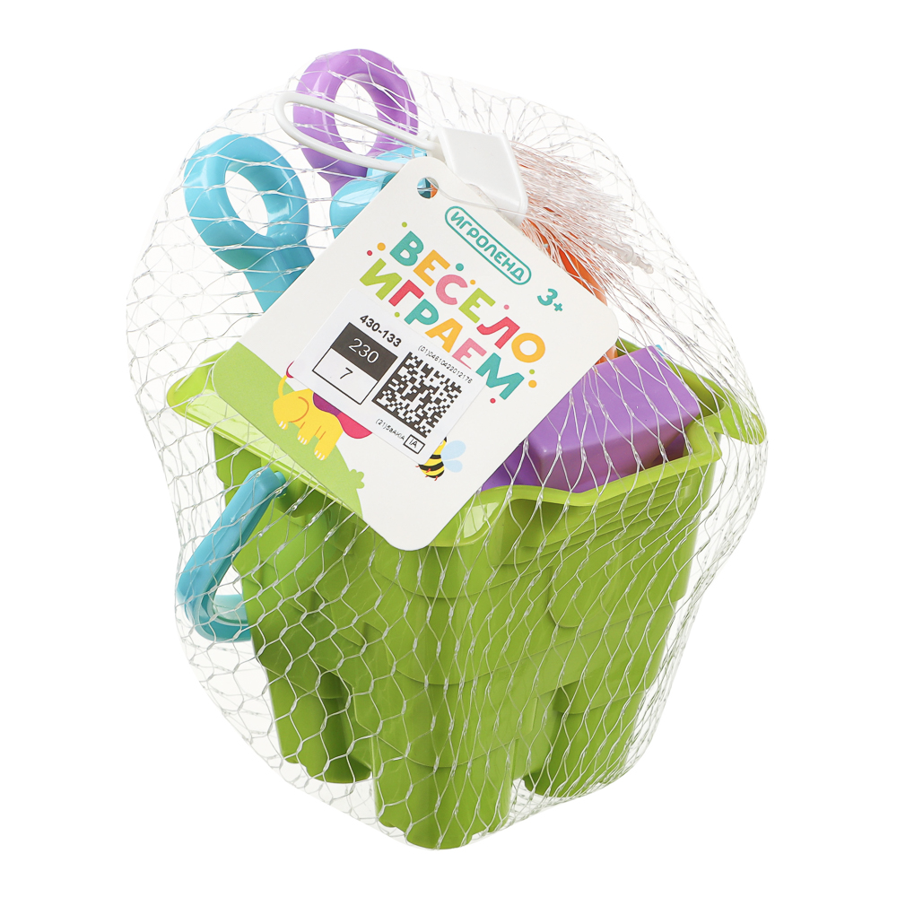 Набор для игры в песке, 6 предметов, ИГРОЛЕНД, для детей 3+ - #12