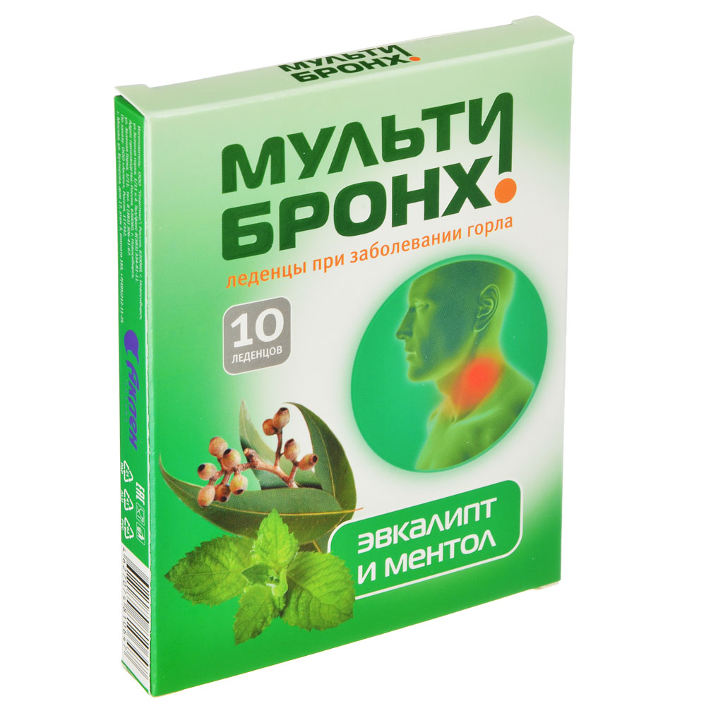 Леденцы от горла "Мульти-Бронх", БАД, 10 шт - #1