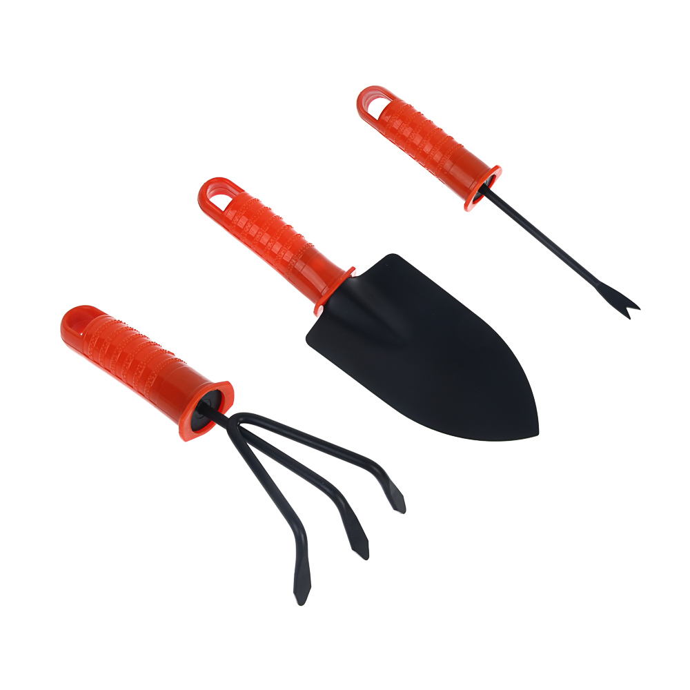 INBLOOM Набор садового инвентаря 21см (совок, рыхлитель, корнеудал) металл с пласт. ручкой - #1