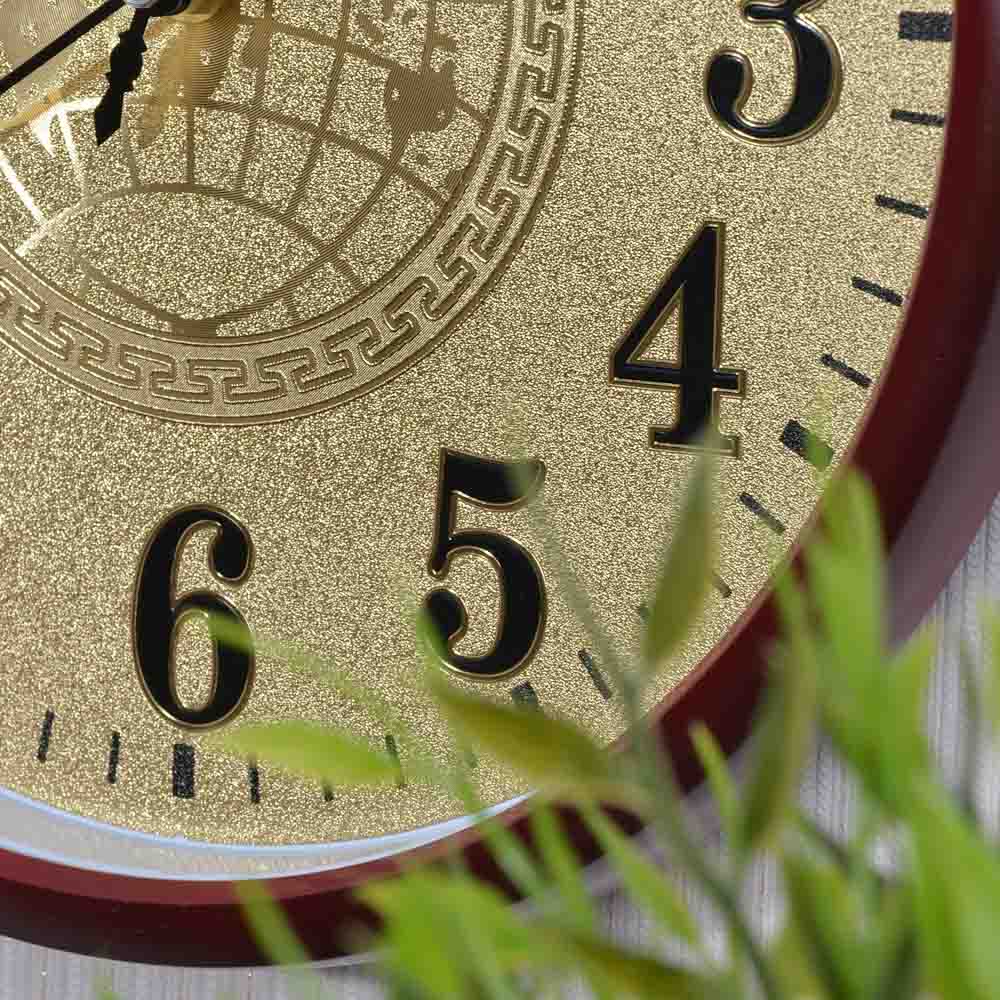 Часы настенные LADECOR CHRONO , "серебро/золото"  d29,5см, пластик, плавный ход, 1хАА, 2 цвета - #5